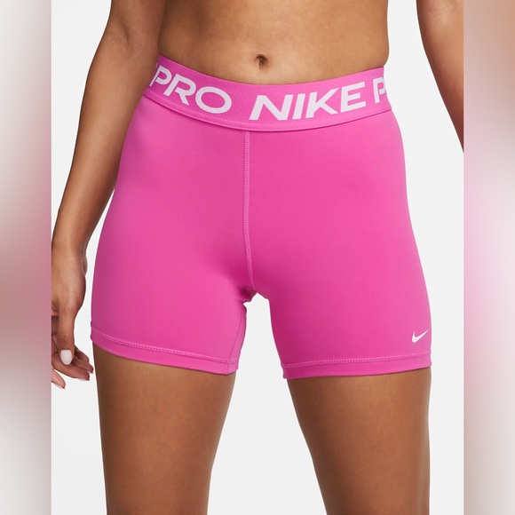 Nike Pants - 42. NWT Nike Pro 365 5" Shorts Active Fuchsia/White